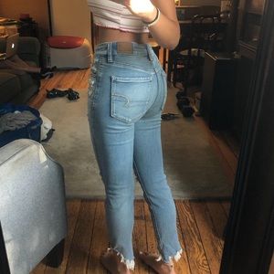 American eagle ripped jeans